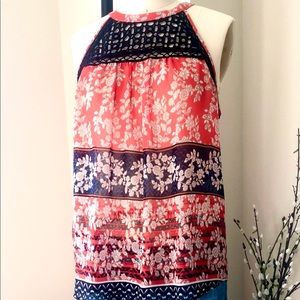 Anthro Boho Halter Top size med